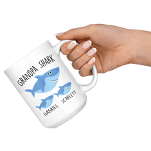 Load image into Gallery viewer, Custom Grandpa Shark Mug