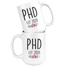 Load image into Gallery viewer, PHD EST 2020 Mug With Flowers
