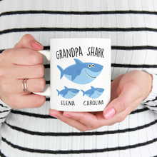 Load image into Gallery viewer, Grandpa Shark Mug
