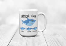 Load image into Gallery viewer, Custom Grandpa Shark Mug