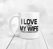 Load image into Gallery viewer, Sprint car fan mug