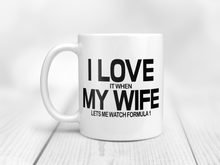 Load image into Gallery viewer, Fomula 1 racing gift mug