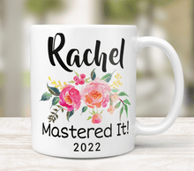 Load image into Gallery viewer, Custom Name And Date Masters Degree Gift