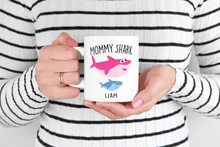 Load image into Gallery viewer, Personalized Mommy Shark Do Do Do Mug