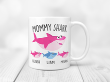 Load image into Gallery viewer, Personalized Mommy Shark Do Do Do Mug