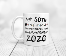 Load image into Gallery viewer, funny friends show 50th birthday mug