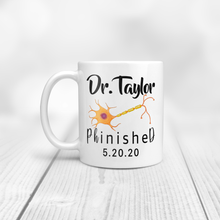 Load image into Gallery viewer, Personalized Neurosurgeon PHD Graduation Mug