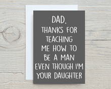 Load image into Gallery viewer, Funny Father's day greeting card