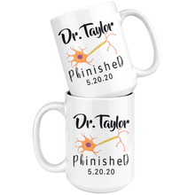 Load image into Gallery viewer, Personalized Neurosurgeon PHD Graduation Mug
