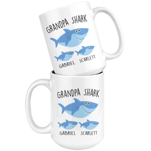 Load image into Gallery viewer, Custom Grandpa Shark Mug