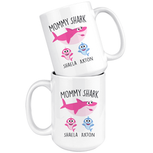 Load image into Gallery viewer, Personalized Mommy Shark Do Do Do Mug
