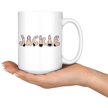 Load image into Gallery viewer, Penis Name Mug - Personalized Name in Penis Font
