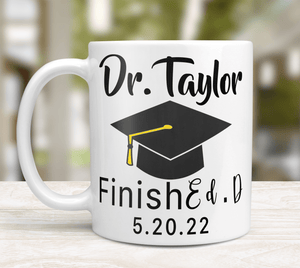 Personalized Graduation Mug With  Custyom Name and Date