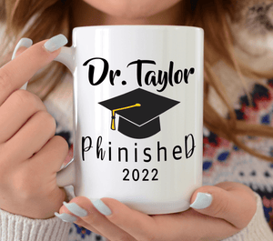 Personalized PHD Graduation Gift 