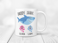 Load image into Gallery viewer, Daddy Shark Do Do Do Mug - Personalized
