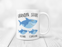 Load image into Gallery viewer, Custom Grandpa Shark Mug
