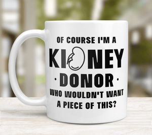11oz kidney donor gift mug