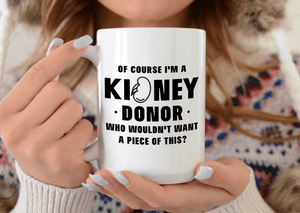 15oz kidney donor gift mug