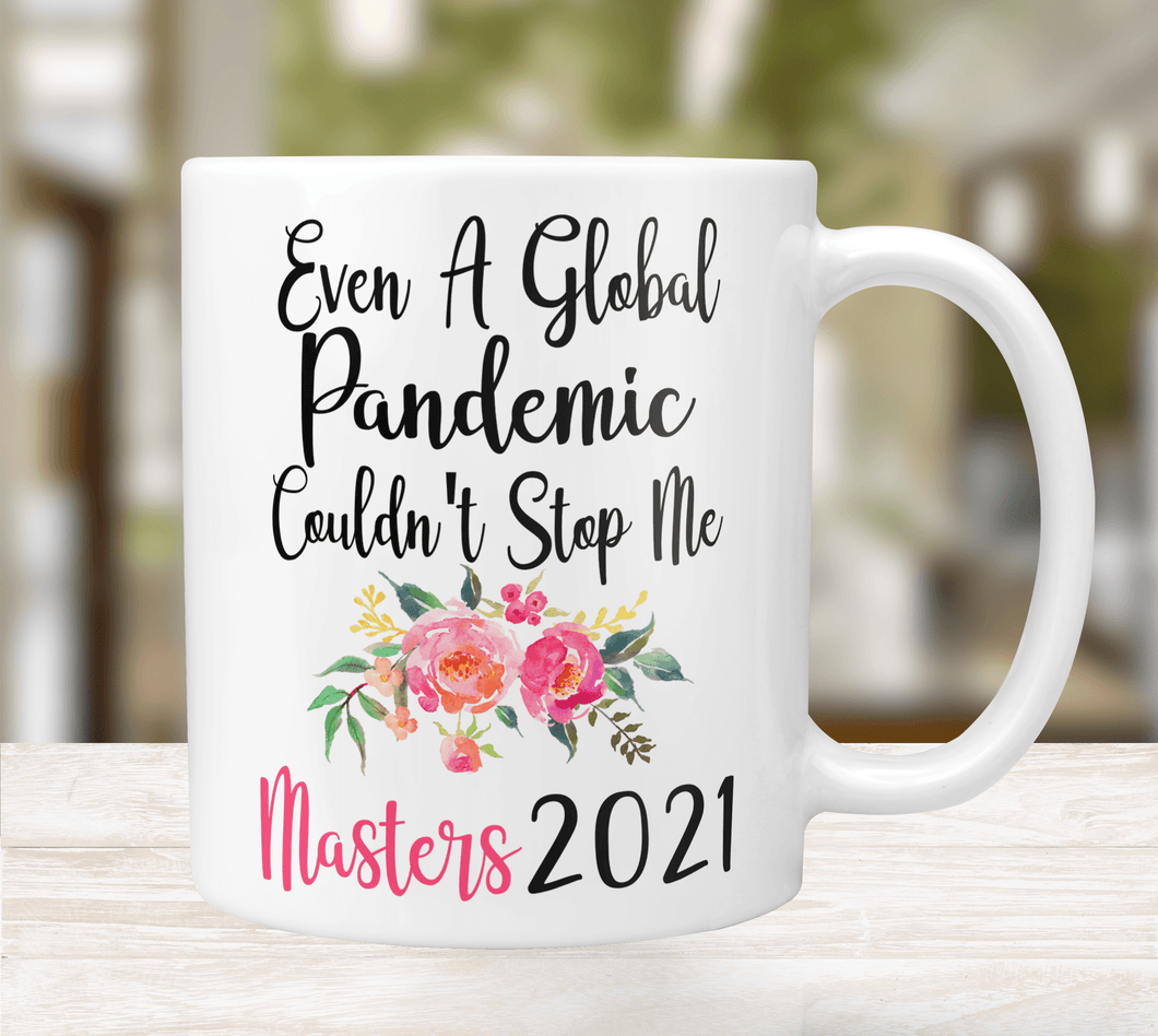 masters degree pandemic mug