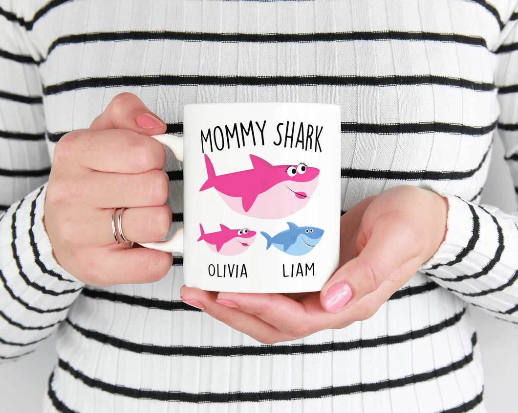 Mommy shark do do mug