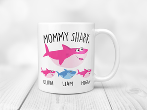 Personalized Mommy Shark Do Do Do Mug
