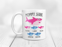 Load image into Gallery viewer, Personalized Mommy Shark Do Do Do Mug
