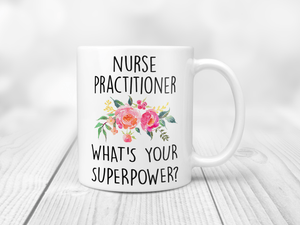 Nurse practitioner With Pink Flowers