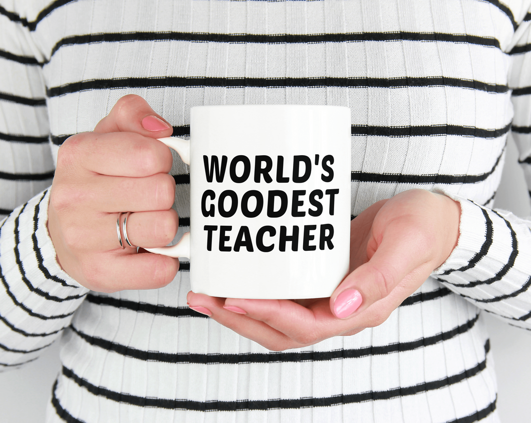 Worlds best teacher mug