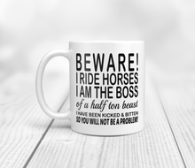 Load image into Gallery viewer, Horse lover mug
