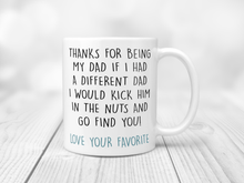 Load image into Gallery viewer, Father&#39;s day gift mug

